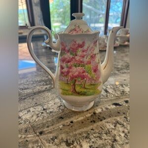 Royal Albert Blossom Time Coffee Pot-Cottage Core